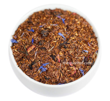 Blueberry Rooibos, Loose Leaf Tea - Elderberry, Hibiscus, Apple - Caffeine Free, Immune Boost Cold Care, Hot & Iced | bulk 8oz, 80-100 cups | The Spice Hut, First Sip of Tea